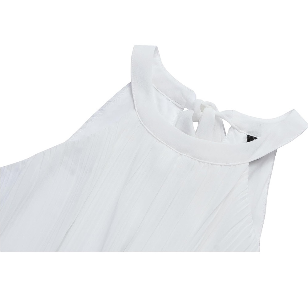 White Ruffled Dress - Picture 4 of 7
